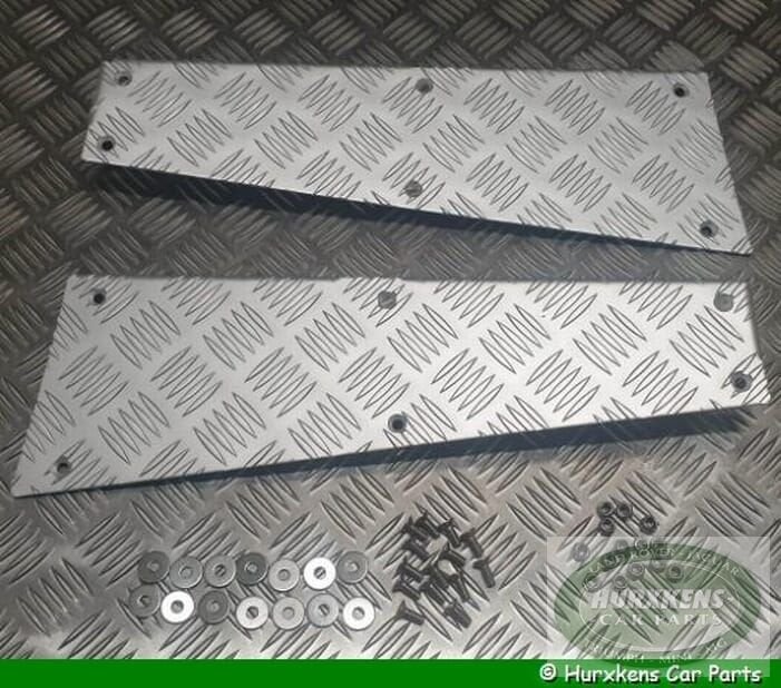 Beschermplaat achter spatbord zilver Land Rover Defender 110, Land Rover, -, -, Nieuw