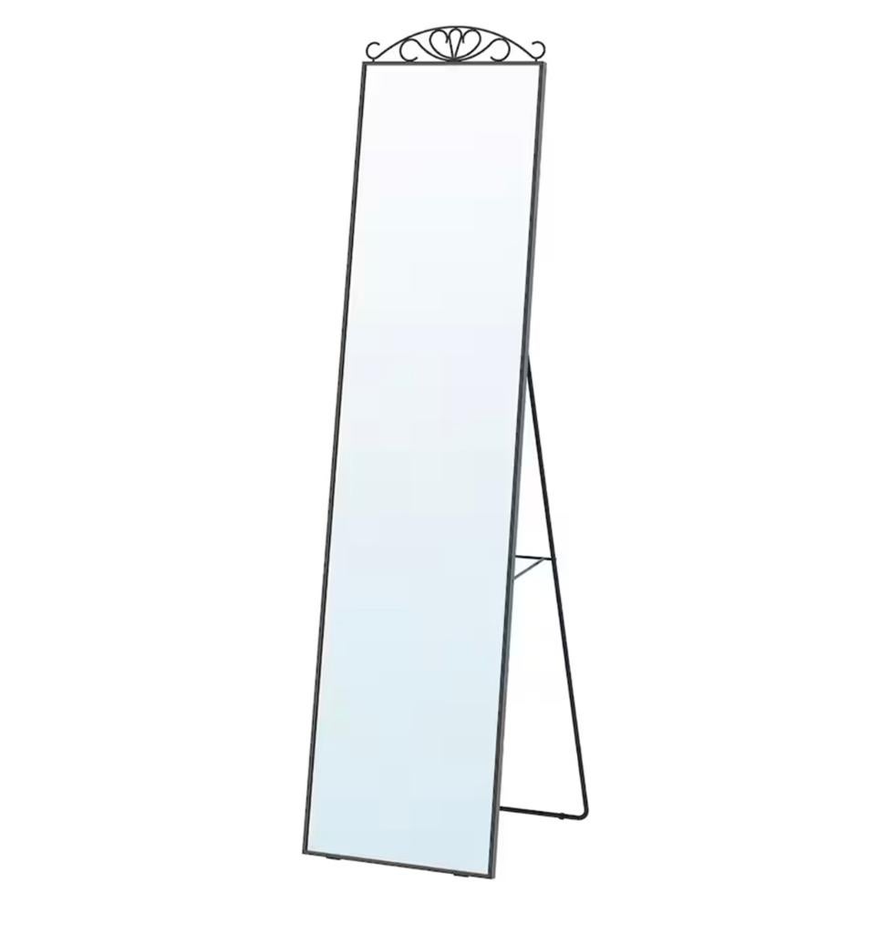 Ikea KARMSUND Spiegel Zwart, Ophalen, Minder dan 50 cm, Zo goed als nieuw, Minder dan 100 cm
