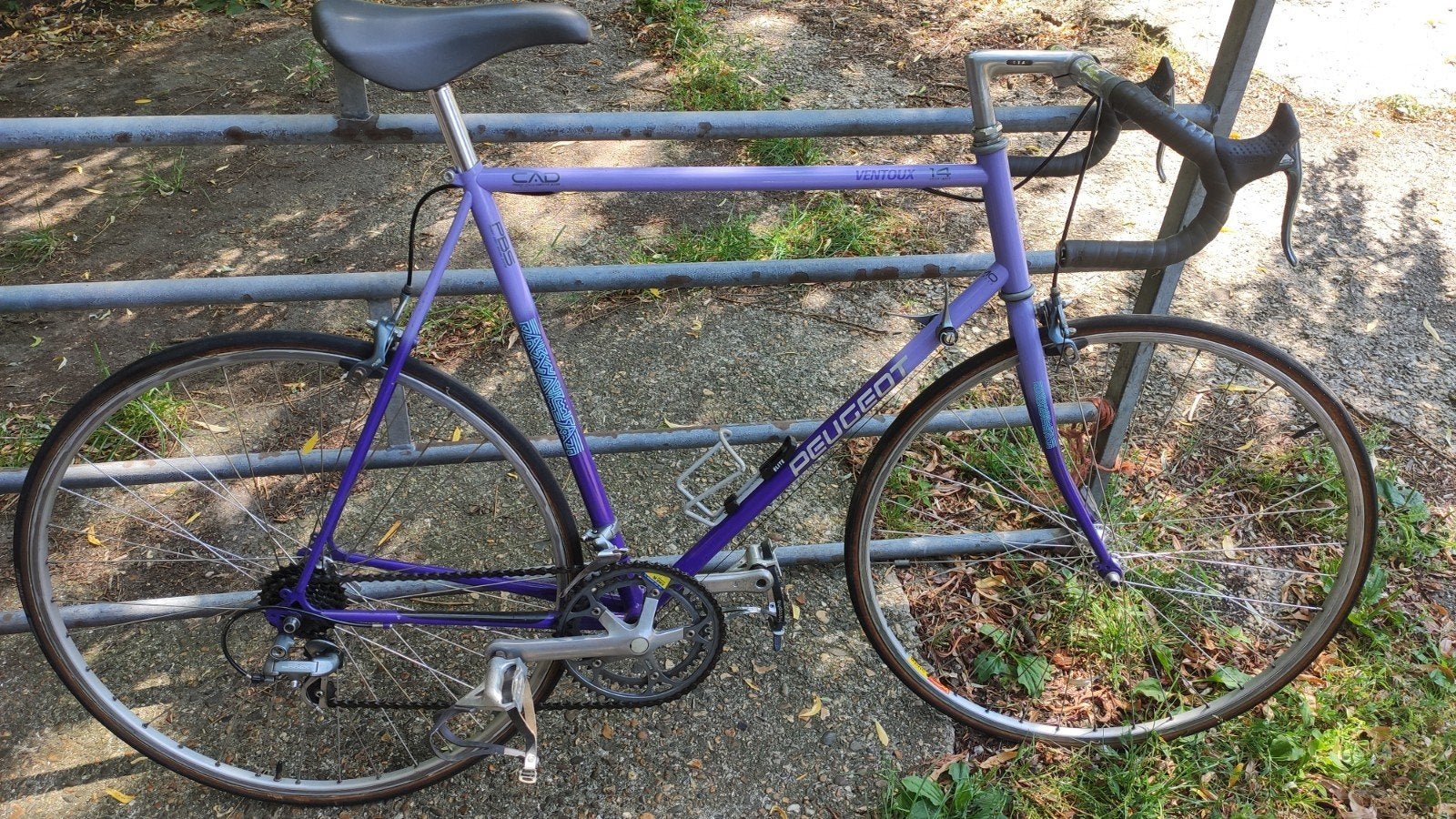 Peugeot Ventoux retro Racefiets uit begin jaren 90, Fietsen en Brommers, 28 inch, Gebruikt, 57 tot 61 cm, Ophalen