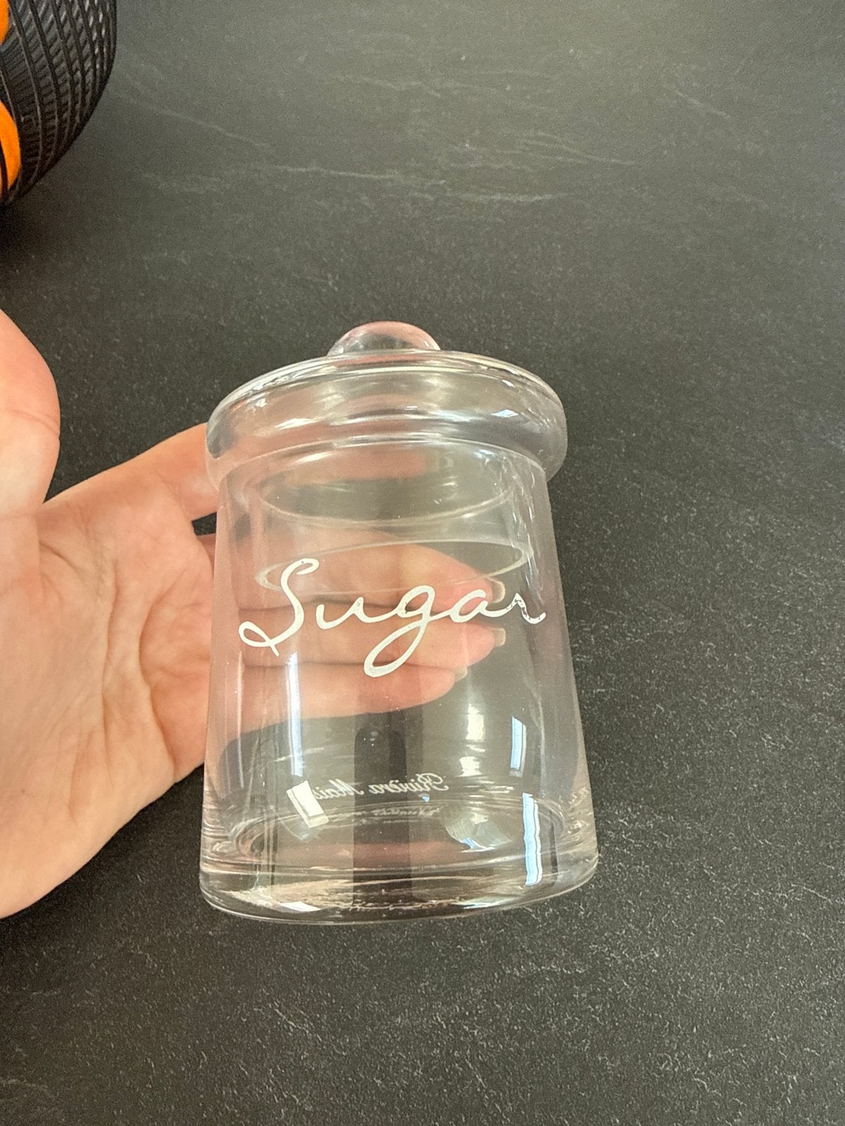 Riviera Maison Voorraadpot 'Sugar' - Glas, Ophalen of Verzenden, Voorraadpot, Riviera Maison, Glas
