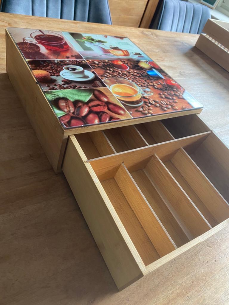 Koffie lade 30x30cm onderzetkastje, Ophalen, Minder dan 50 cm, Gebruikt, Minder dan 50 cm