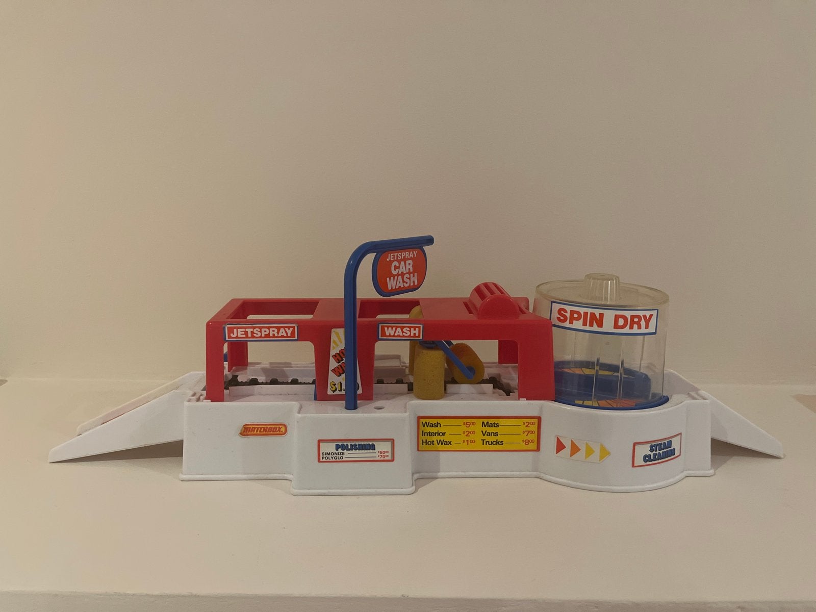 Vintage Matchbox Jetspray Car Wash Speelset, Kinderen en Baby's, Ophalen of Verzenden, Gebruikt