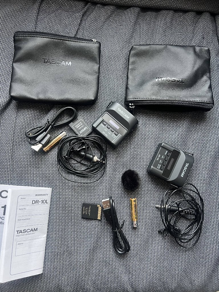 Tascam DR 10L Microphones Lavalier