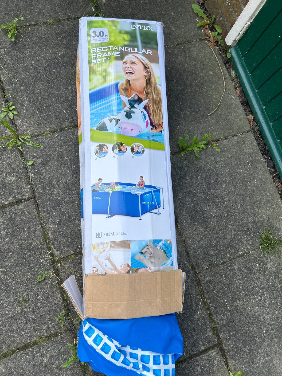 Intex Rectangular Frame Zwembad 3.00m x 2.00m, Tuin en Terras, Ophalen, Nieuw, Opzetzwembad, 200 tot 400 cm