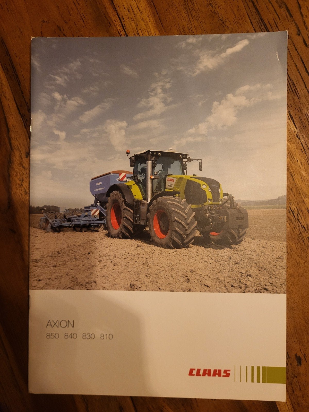 tractor folder Claas Axion 850 840 830 810, Ophalen of Verzenden, Zo goed als nieuw