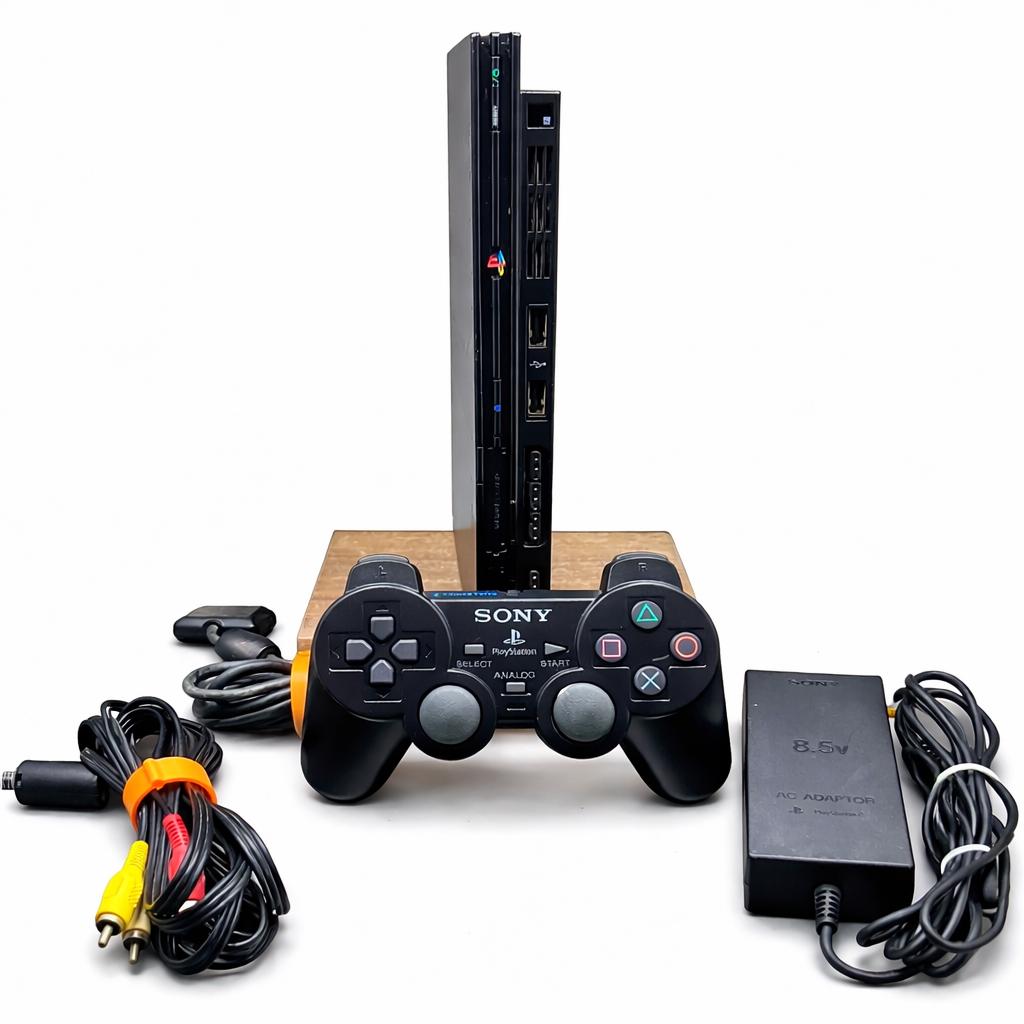Sony PlayStation 2 Slim (model SCPH-75004) in goede staat., Spelcomputers en Games, Games | Sony PlayStation 2, Ophalen of Verzenden