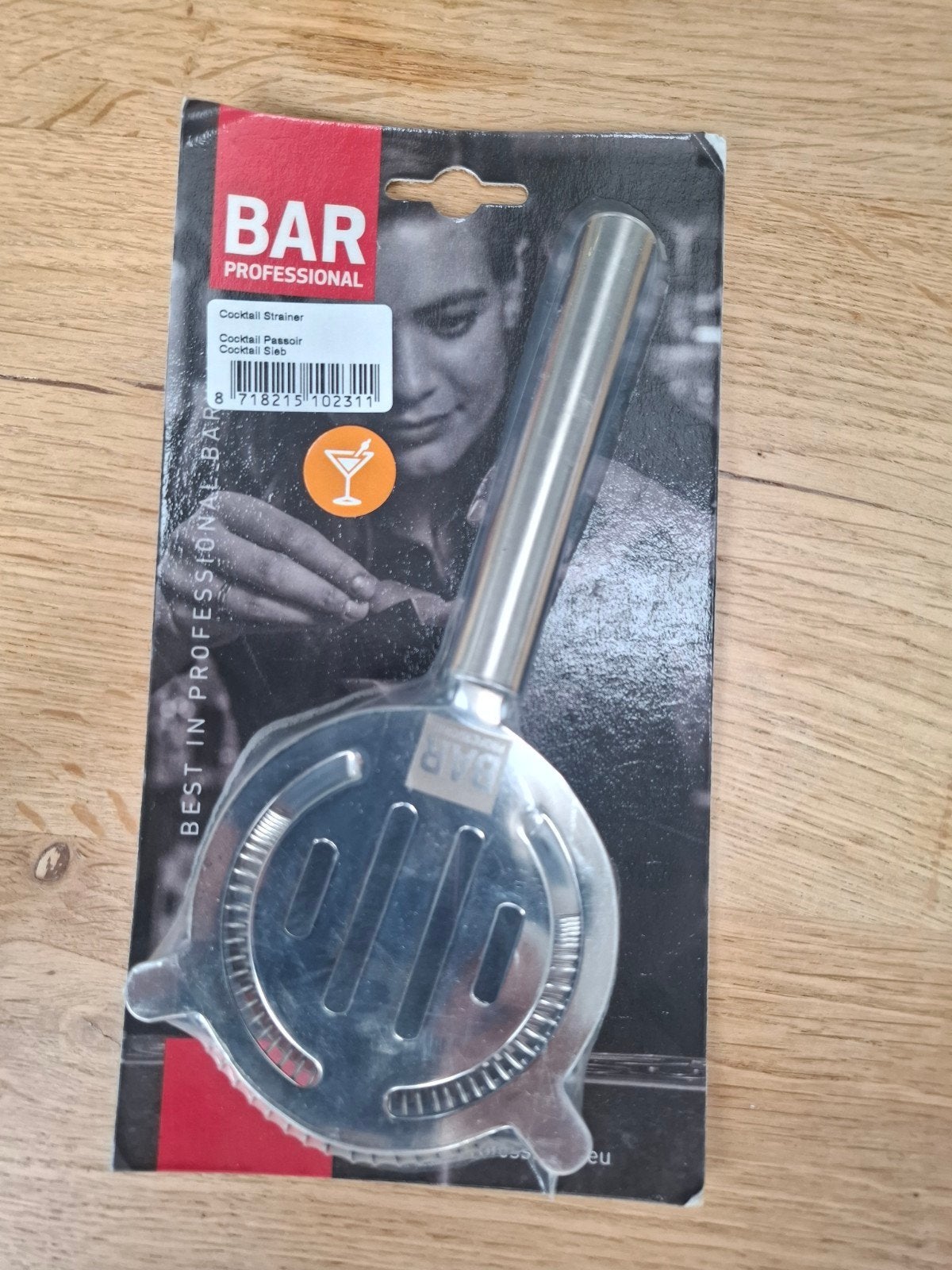 Cocktail Strainer Bar Professional RVS, Ophalen of Verzenden, Nieuw