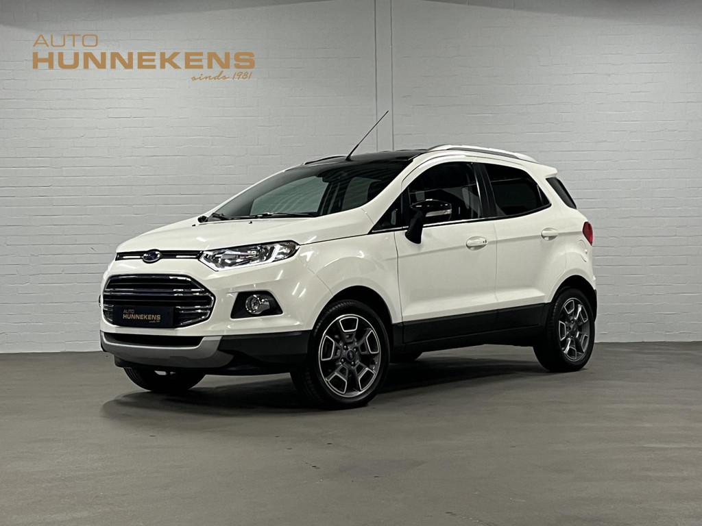 Ford EcoSport 1.0 EcoBoost Titanium Cruise-/climate control, Auto's, Voorwielaandrijving, 12 maanden, 125 pk, Gebruikt