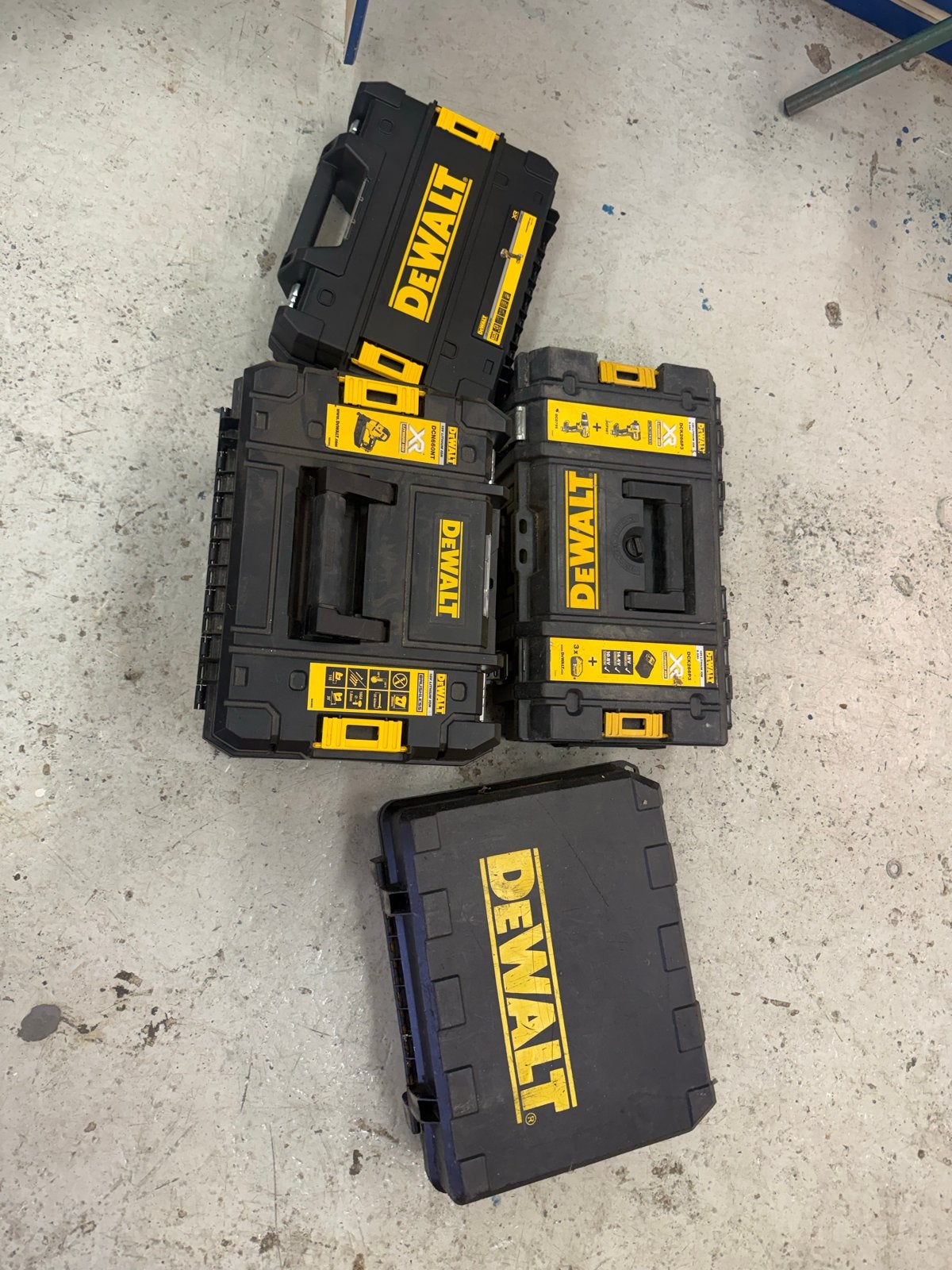 DeWalt TSTAK Koffers - Diverse Maten, Ophalen, Gebruikt