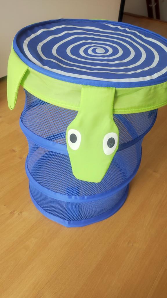 Opvouwbare opbergmand/wasmand, Ophalen