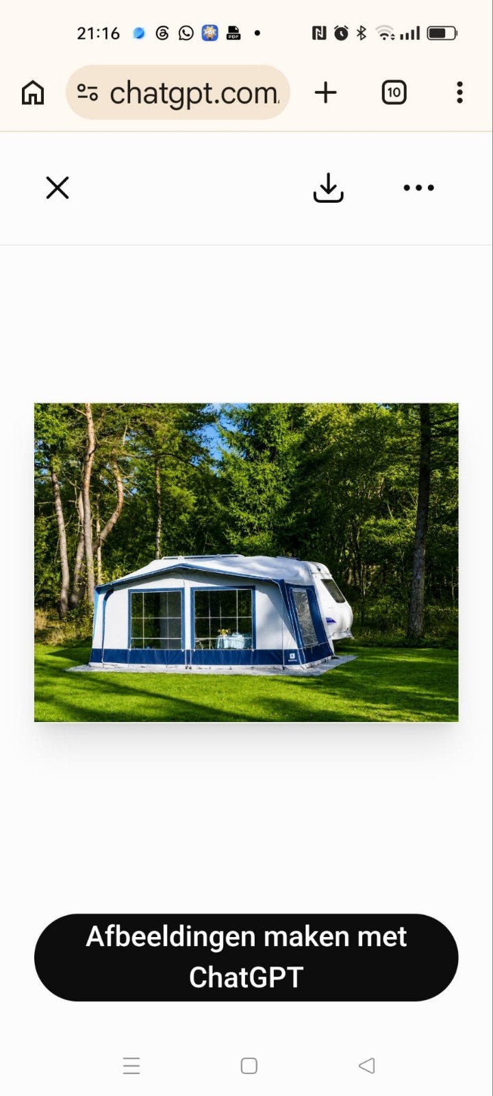 Walker Novum Voortent  Caravan, Ophalen of Verzenden, Gebruikt, Ten Cate All Season 240g/m2, Walker Campingstyle