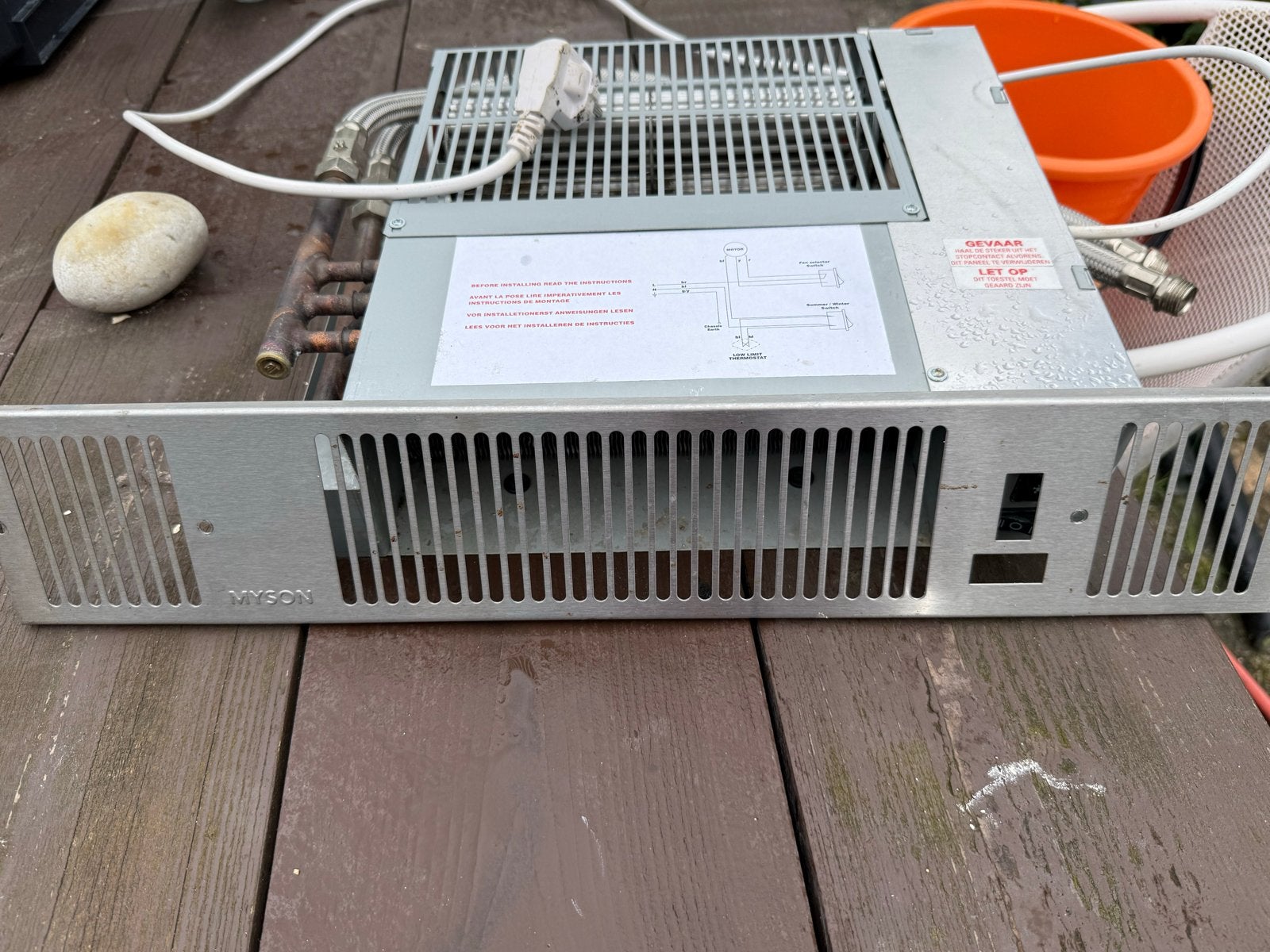 Myson Kickspace plintverwarming, Doe-het-zelf en Verbouw, Verwarming en Radiatoren, Gebruikt, Overige typen, Minder dan 30 cm
