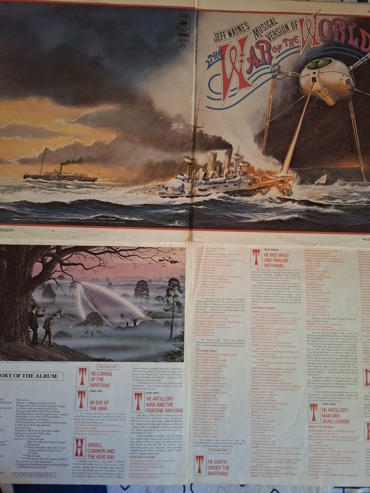 The war of the Worlds, Ophalen, Zo goed als nieuw, 12 inch