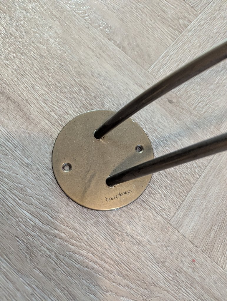 Bony Design wandkapstok met hangers, Gebruikt, Minder dan 100 cm, Metaal, Ophalen