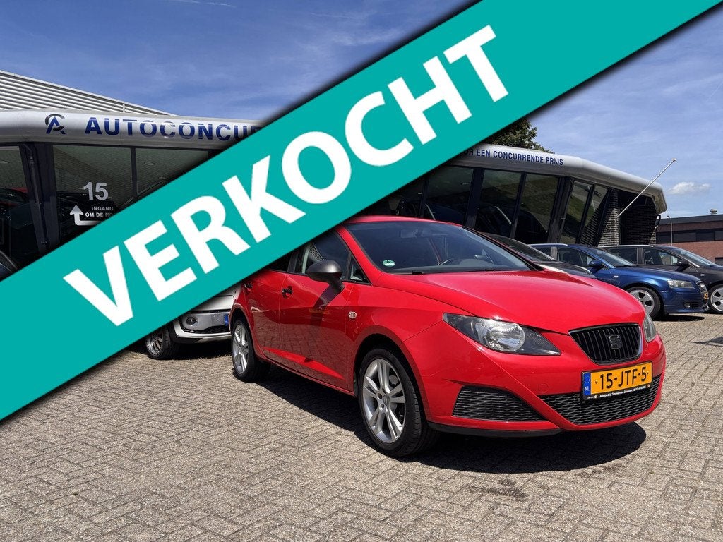 Seat Ibiza 1.2 Club, Lage km, Nieuwe APK, Navi Inruil mogeli, Auto's, Seat, Bedrijf, Te koop, Ibiza, ABS, Airbags, Centrale vergrendeling