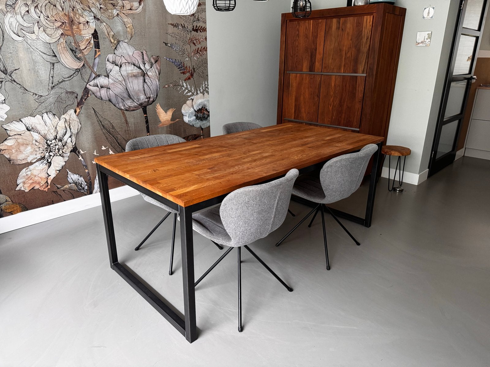 Woood eettafel 180x90x75 cm (LxBxH), Ophalen, Gebruikt, 50 tot 100 cm, 150 tot 200 cm
