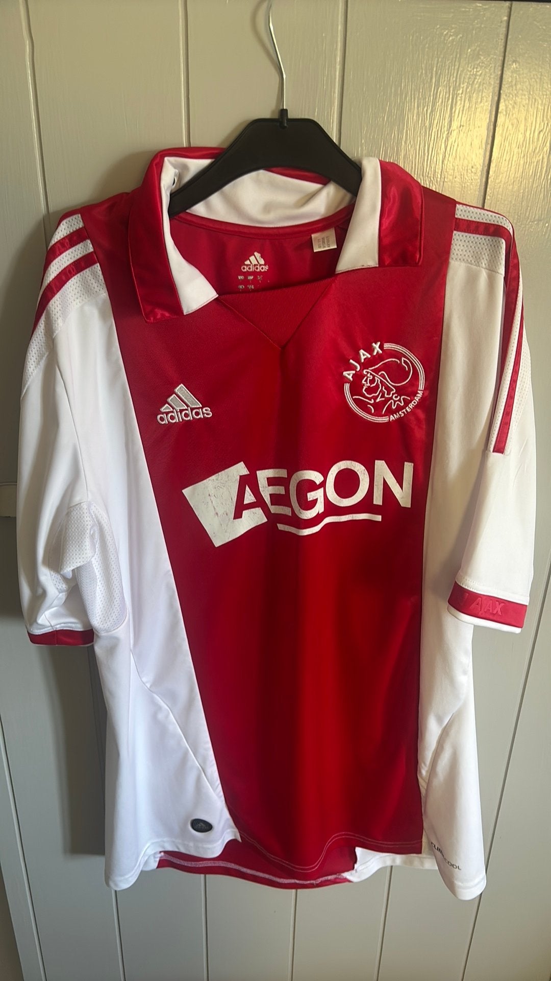 Ajax thuis shirt 2011-2012, maat L, origineel, Ophalen of Verzenden, Gebruikt, Ajax, Shirt