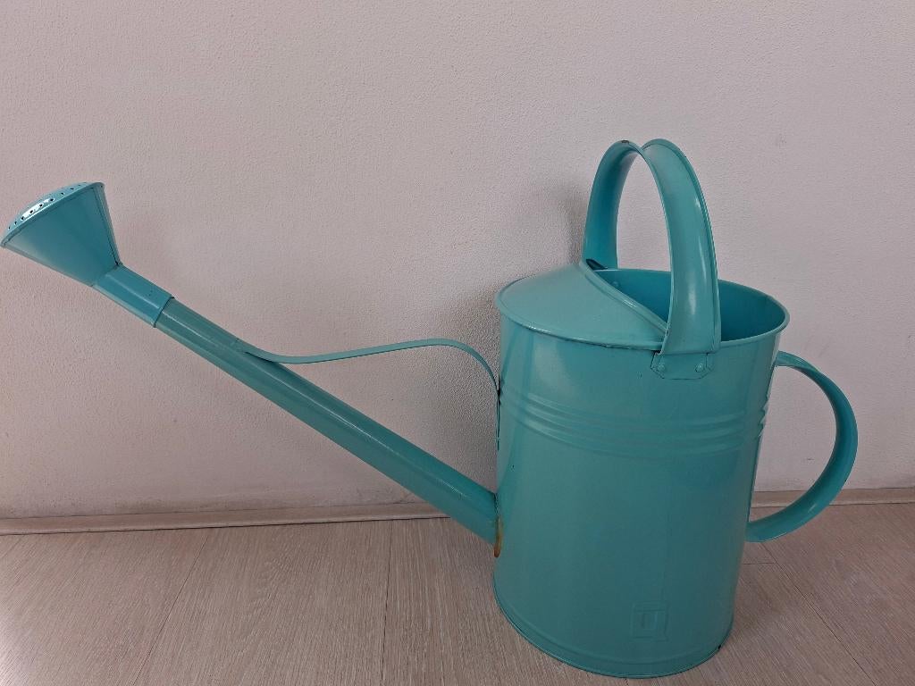 Turkooise zinken royale tuingieter (decoratie), Ophalen, Zo goed als nieuw, Metaal