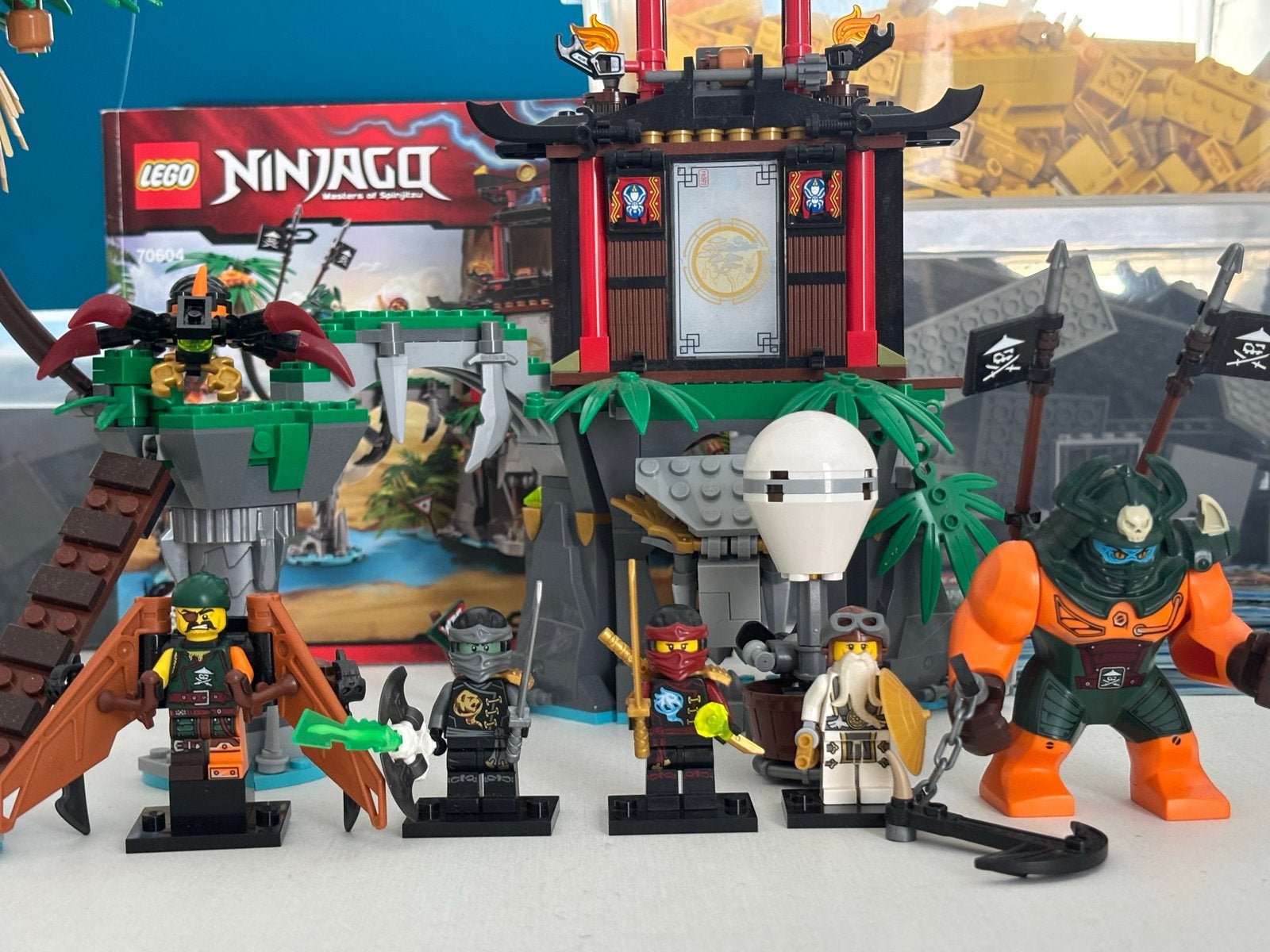 LEGO Ninjago 70604 Tiger Widow Island, Kinderen en Baby's, Speelgoed | Duplo en Lego, Gebruikt, Lego, Ophalen of Verzenden, Compleet