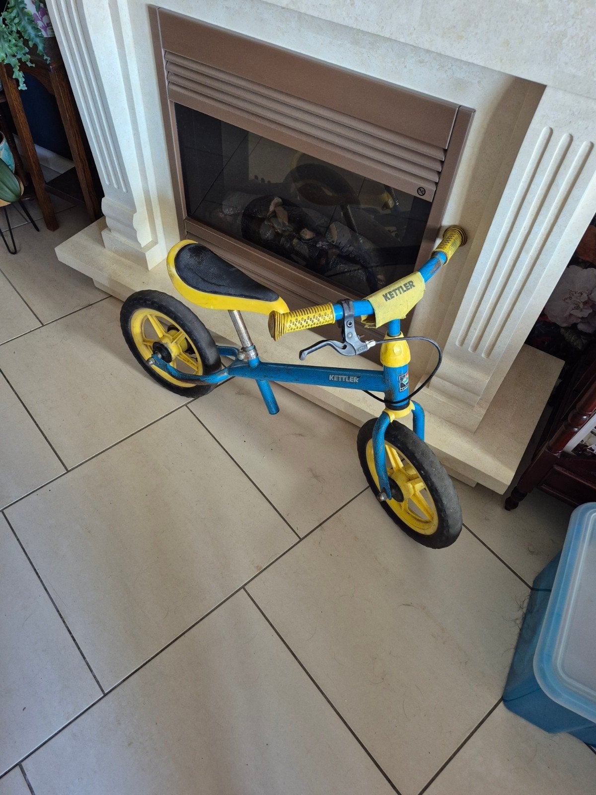 stevig loopfietsje , rijd goed inclusief handrem 5€, Ophalen, Gebruikt, Loopfiets