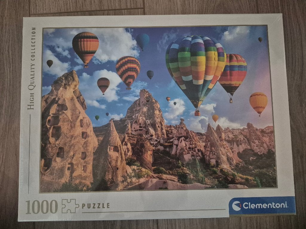 NIEUW Clementoni puzzel 1000 stukjes - luchtballon, Ophalen, 500 t/m 1500 stukjes, Nieuw, Legpuzzel