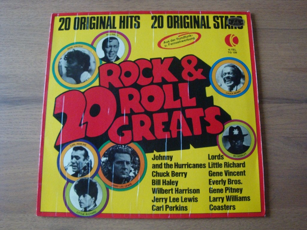 Verzamelalbum Rock & Roll 20 greatest hits vinyl elpee LP, LP, Overige genres, Ophalen of Verzenden, Zo goed als nieuw
