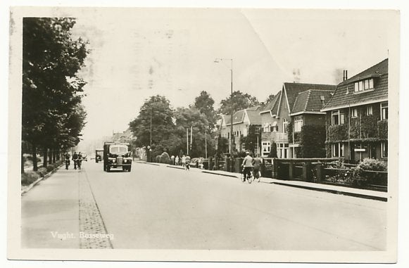 Vught, Bosseweg, Verzamelen, Ophalen of Verzenden, 1940 tot 1960, Gelopen, Noord-Brabant