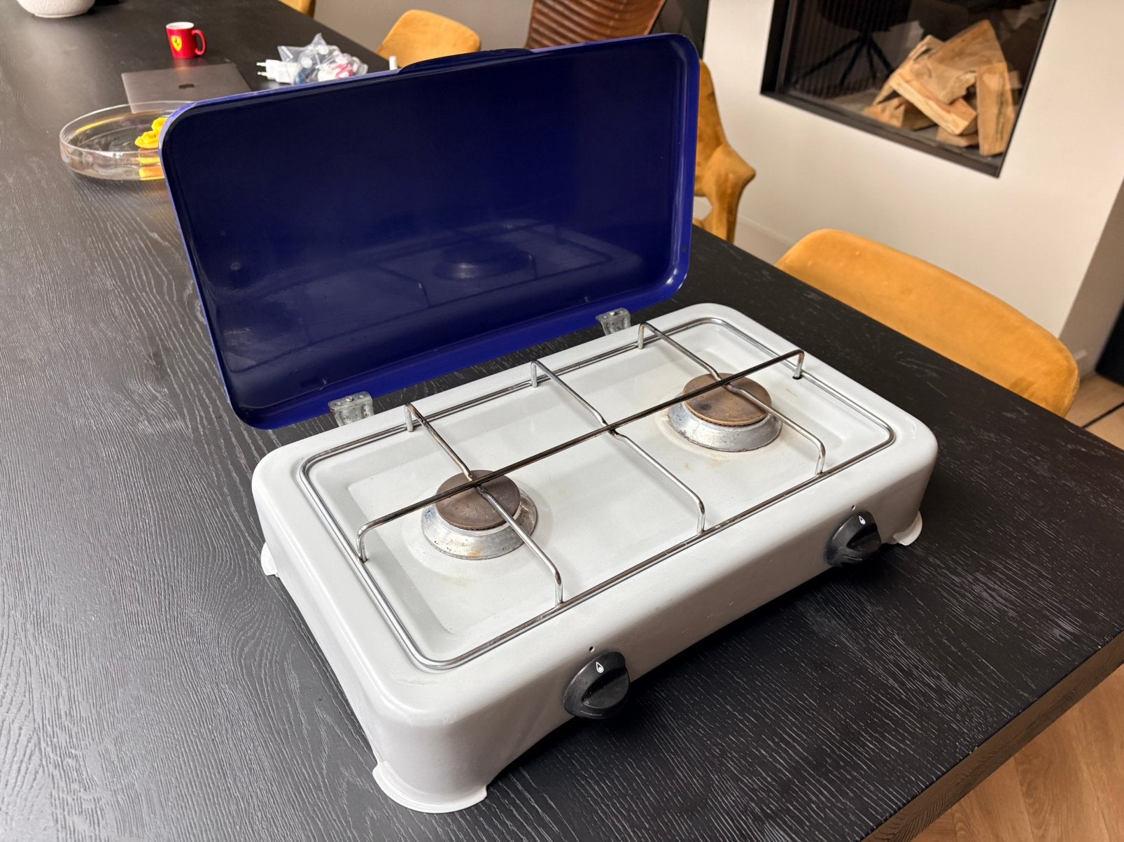 Kooktoestel 2 pits gas camping koken keuken, Ophalen, Zo goed als nieuw