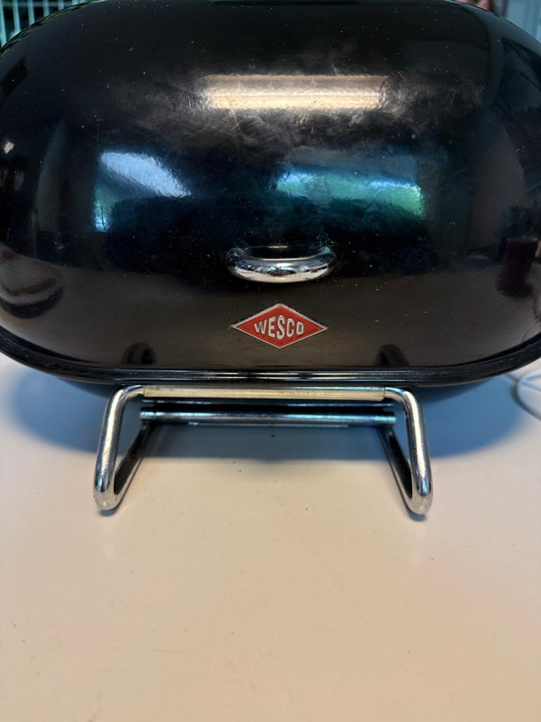 Wesco Broodtrommel Zwart - Retro Design, Ophalen, Geenidee@wesco.nl, Gebruikt, Wesco