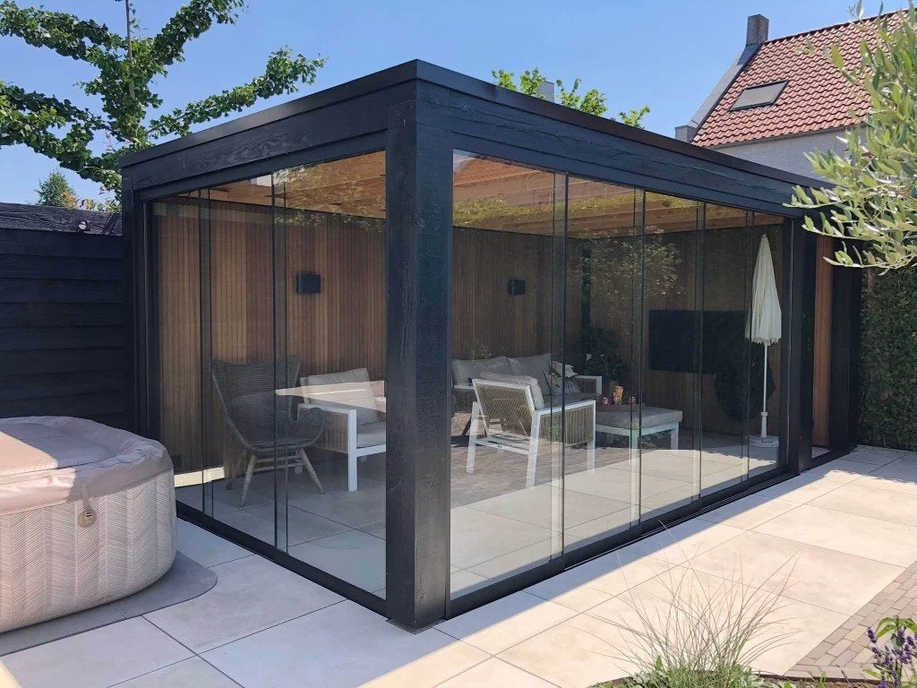 ZAKELIJK INKOPEN? GLAS SCHUIFWANDEN & TERRASOVERKAPPINGEN, Tuin en Terras, Overkappingen, Ophalen of Verzenden, Nieuw, Veranda