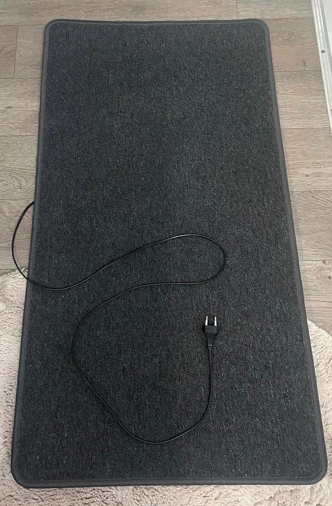 Heatek elektrische verwarmingsmat, Gebruikt, 100 tot 150 cm, Grijs, Rechthoekig
