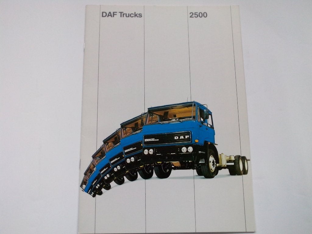 4x DAF 2500 brochures folders 1982 + 1988 + Philips Smit '86, Ophalen of Verzenden, Zo goed als nieuw, Overige merken