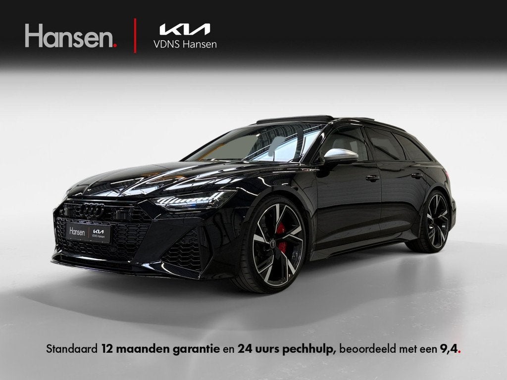 Audi RS6 Avant RS6 4.0 TFSI quattro I Dynamic+ I Pano I Kera, Auto's, Audi, Gebruikt, Euro 6, 600 pk, 2050 kg