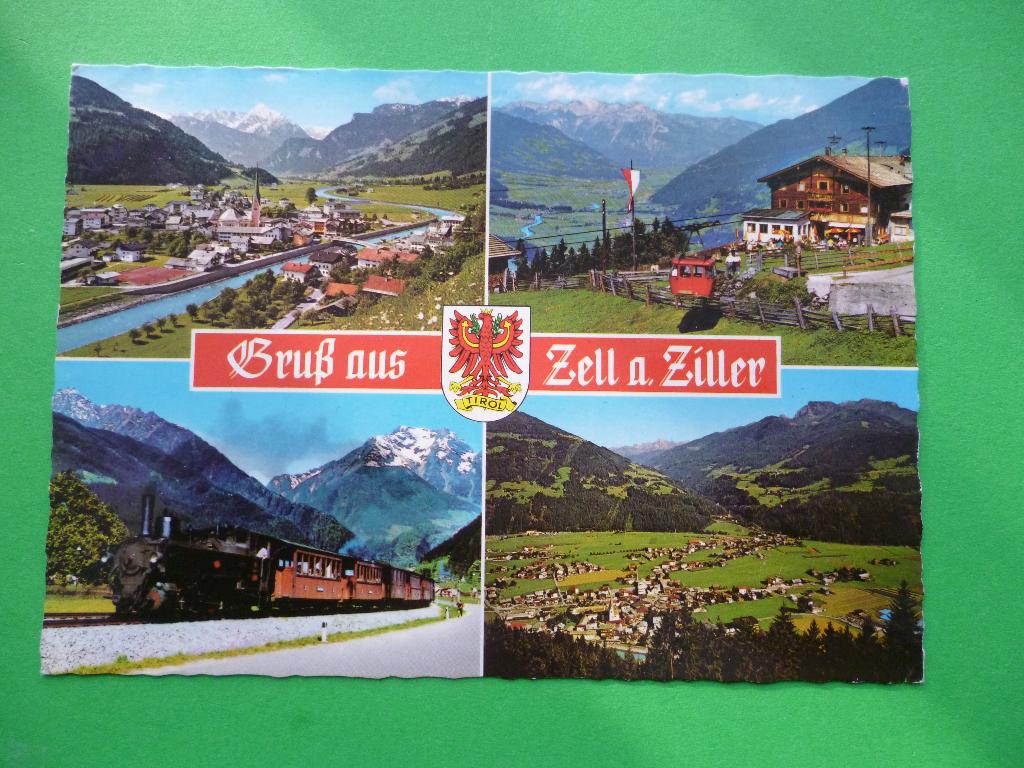 ansichtkaart Zell a. Ziller, Verzamelen, Ophalen of Verzenden, 1980 tot heden, Gelopen, Oostenrijk