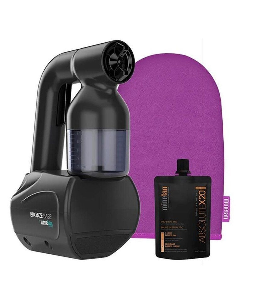 Spray Tan Kit - Minetan - Bronze Babe, Ophalen of Verzenden, Nieuw, Zonnebrand of After Sun