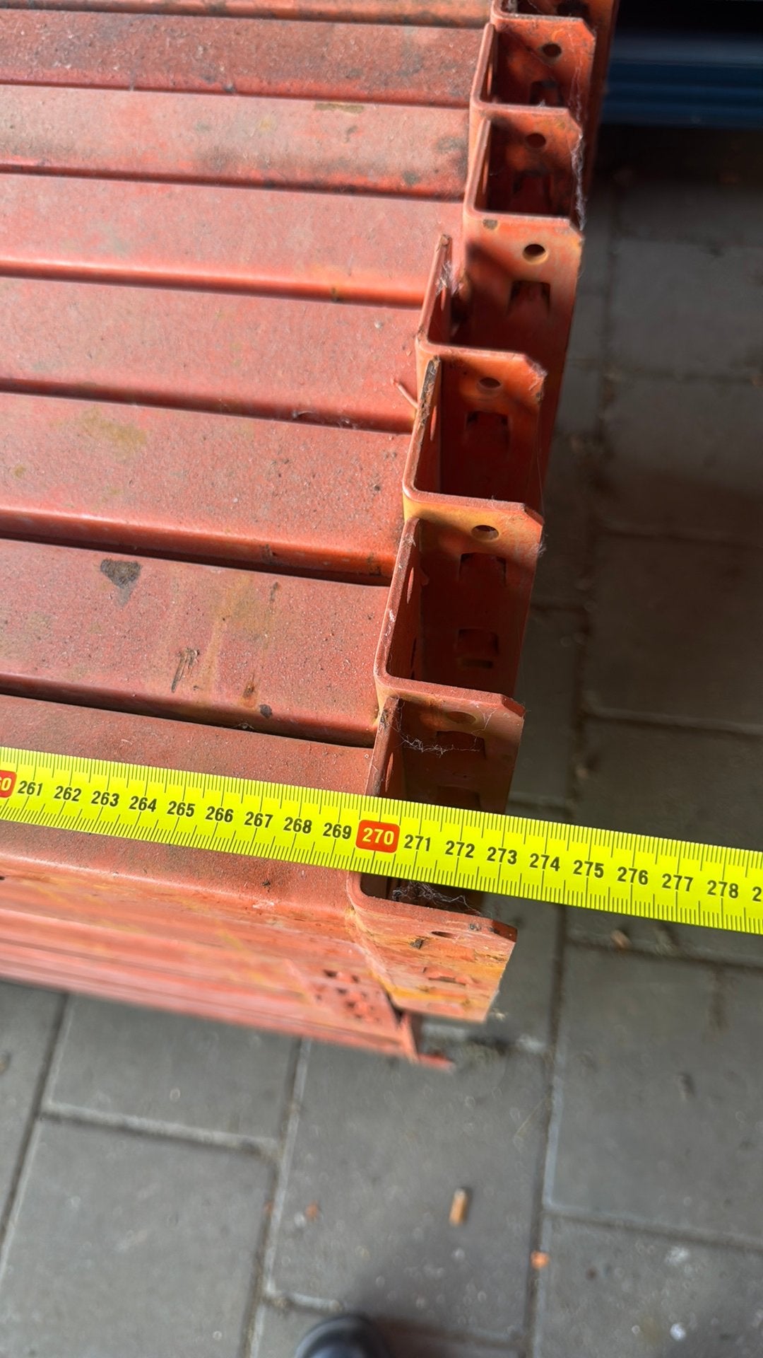 Palletstelling Mecalux liggers 2700mm, Zakelijke goederen, Kantoor en Winkelinrichting | Magazijn, Stelling en Opslag, Ophalen