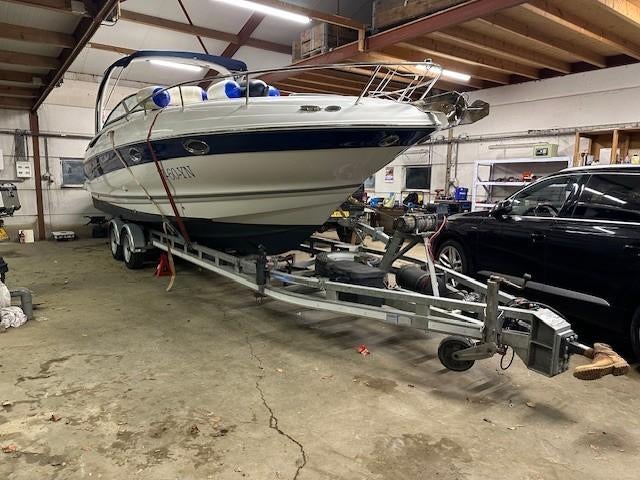 luchtgeremde boottrailer, Watersport en Boten, Boottrailers, Ophalen, Gebruikt, 9 meter of meer, 3000 kg of meer