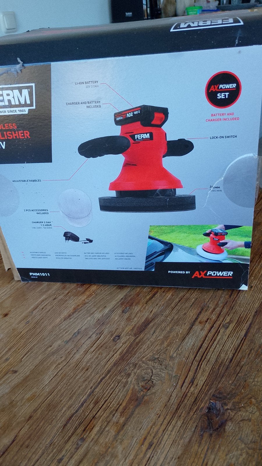 Ferm Poetsmachine/Polijstmachine PMM1011 - Zo goed als nieuw, Ophalen of Verzenden, Zo goed als nieuw, Overige typen
