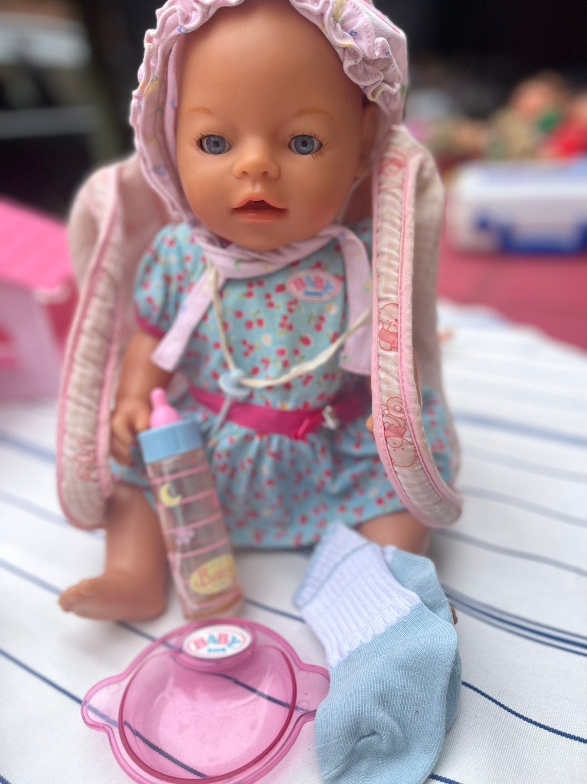 Baby Born pop + accessoires, Kinderen en Baby's, Ophalen, Zo goed als nieuw, Babypop