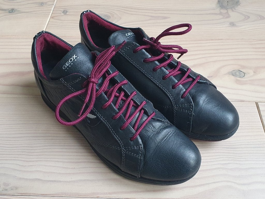Zgan: Geox Respira gympen, lage schoenen, maat 36, Geox, Zwart, Ophalen of Verzenden, Sneakers of Gympen