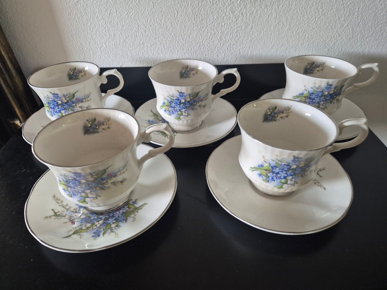 springfield bone china porselein, Ophalen of Verzenden, Gebruikt, Porselein, Kop en/of schotel