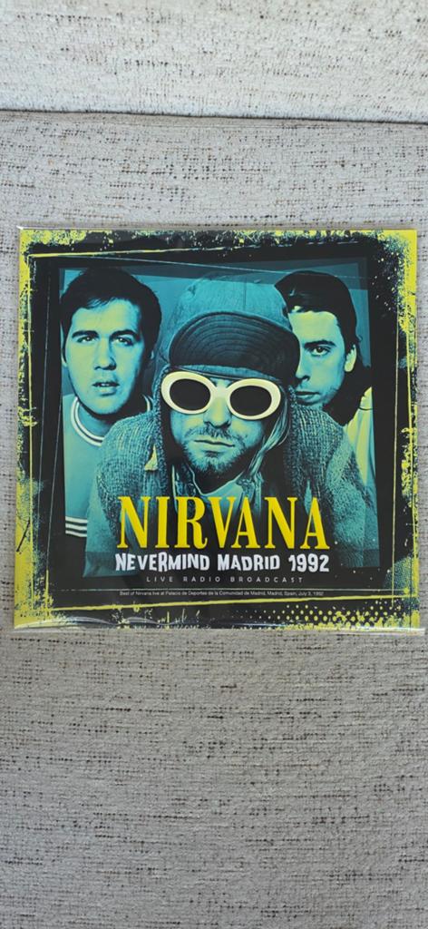 Nirvana Nevermind Madrid 1992, Cd's en Dvd's, Vinyl | Rock, Ophalen of Verzenden, Zo goed als nieuw, 12 inch, Poprock