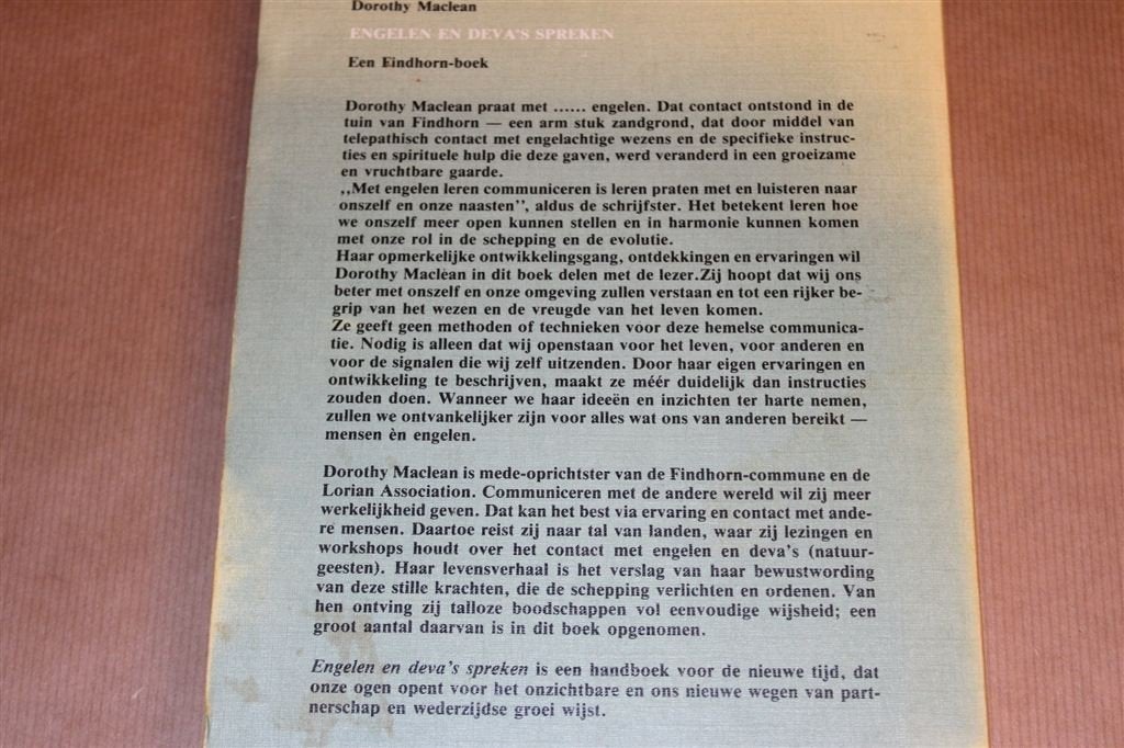 Engelen en Deva\'s Spreken — Het Verhaal van Findhorn, Boeken, Ophalen of Verzenden, Gelezen, Overige onderwerpen, Achtergrond en Informatie