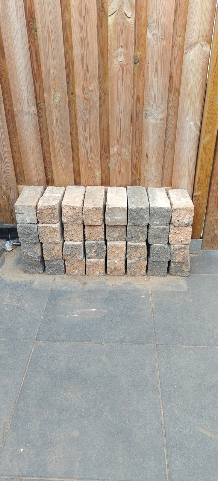 Stapelblokken 30x12x12 cm - 36 stuks, Ophalen of Verzenden, Beton, Minder dan 5 m², Overige typen