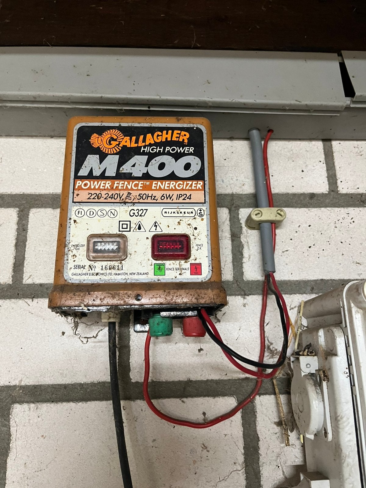 Gallagher weideklok schrikdraad stroomklok