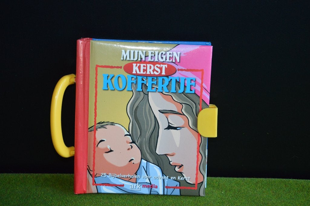 kerst kinderbijbel: Mijn eigen Kerst koffertje, 25 bijbelver, Ophalen of Verzenden, Gebruikt