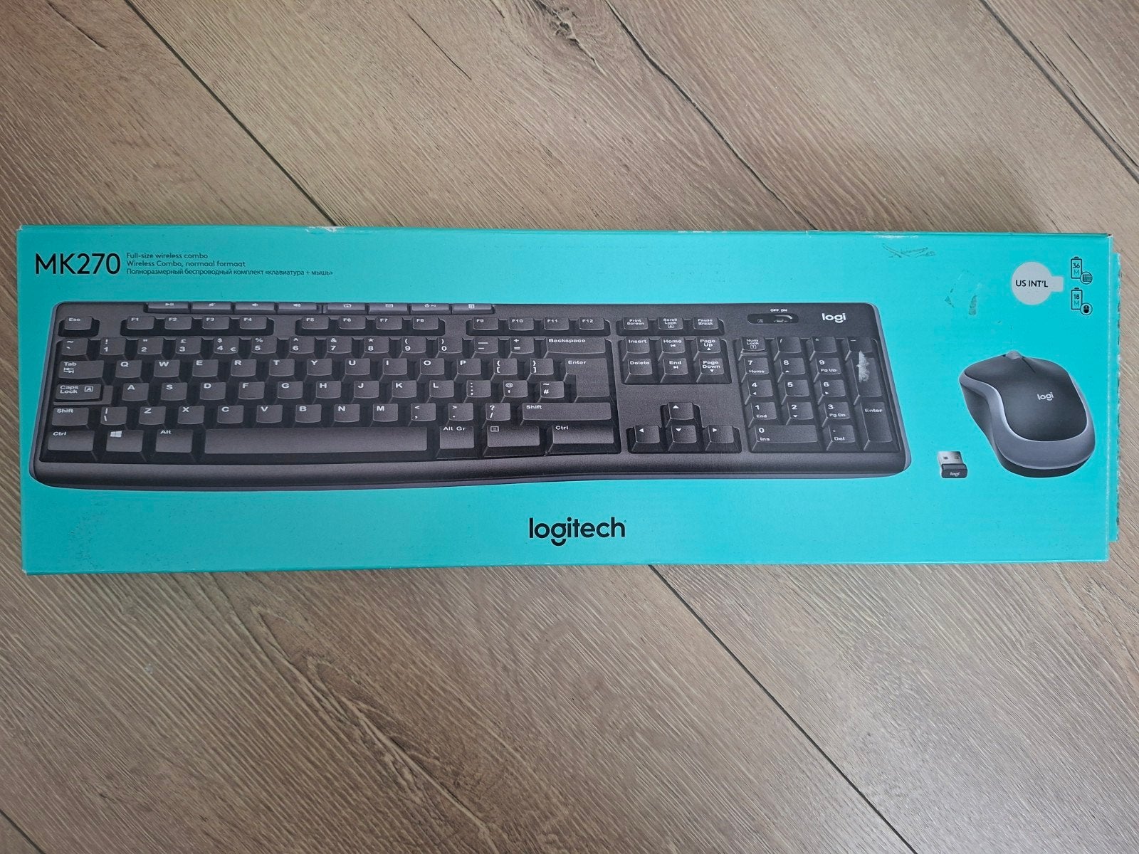 Logitech MK270 Draadloos Toetsenbord en Muis Combo - Nieuw, Logitech, Nieuw, Ophalen of Verzenden, Draadloos