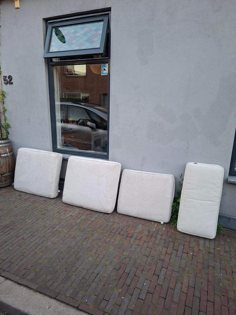 Hartman tuinkussens met afritsbare hoes (4 stuks), Ophalen, Gebruikt