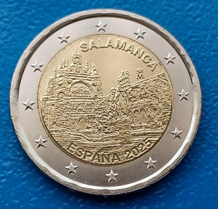 Spanje 2 Euro "Salamanca" - 2025 UNC, Ophalen of Verzenden, Spanje, 2 euro, Losse munt