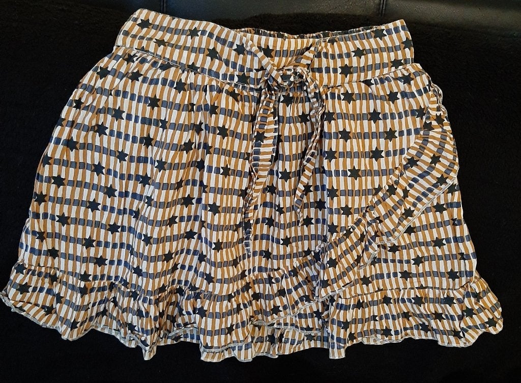 Scotch & Soda stroken rokje maat 152, Kinderen en Baby's, Kinderkleding | Maat 152, Ophalen, Meisje, Zo goed als nieuw, Jurk of Rok